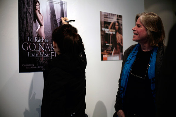 Christian Serratos Signing Her Naked Ambition Poster