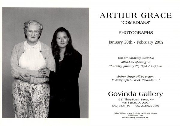 Robin Williams Govinda Gallery Arthur Grace