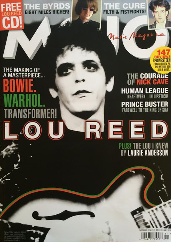 Mojo Magazine, November 2016.