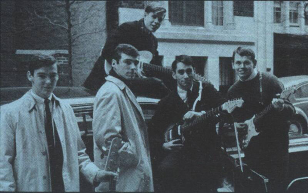 The Malibooz on E. 83rd St., NYC before a gig circa 1964. ©  The Malibooz.