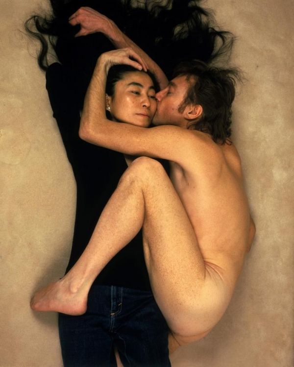 Yoko Ono and John Lennon. Photograph by Annie Leibovitz.