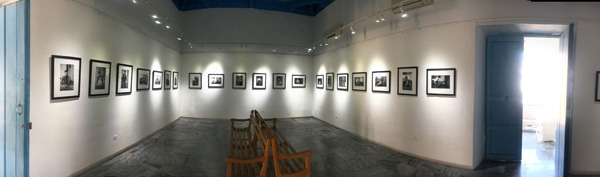 Exhibition installation at Fototeca de Cuba