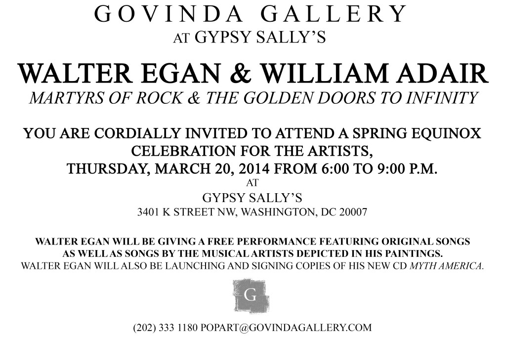 EGAN AND ADAIR MARCH 20TH INVITE