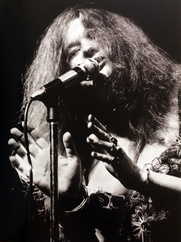 Janis Joplin, Newport Folk Festival, 1968. Copyright Dick Waterman.